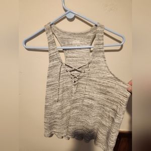 Hollister Grey Tank Med